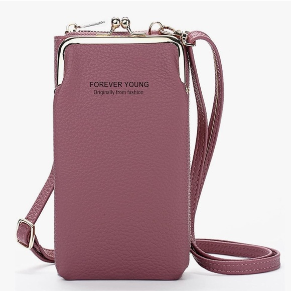 💜 Forever Young Mauve Crossbody Bag NEW - Picture 1 of 6